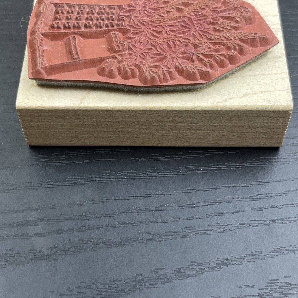 Flowers In A Cheese Grader Embossing Stamp - Picture 4 of 8